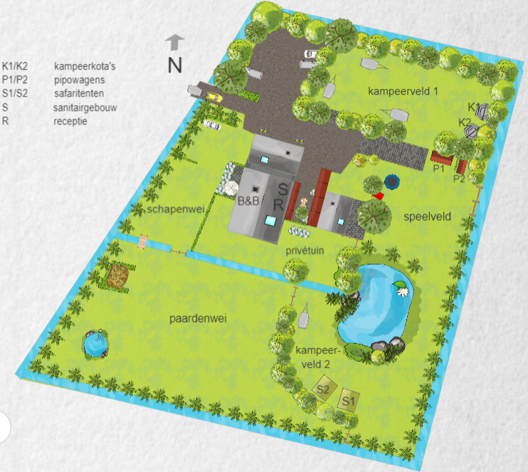 Plattegrond van Schotererf